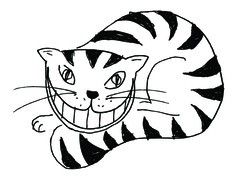 Die Grinsekatze     Die Grundidee der Quanten-Cheshire-Katze: In einem Interfero