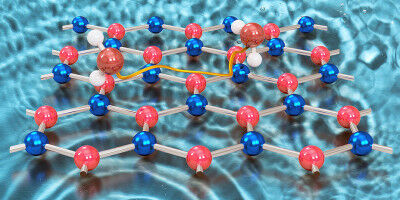 Wassermolek�le in Bewegung: �berraschende Dynamik auf 2D-Materialien
