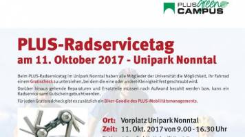11.10.: PLUS-Radservicetag