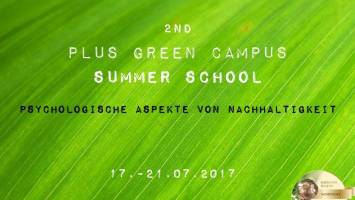 17. -21.7.: PLUS Green Campus Summer School