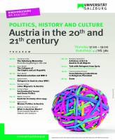 20.10.: Ringvorlesung 