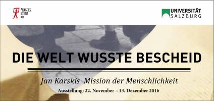 22.11.: Ausstellungser�ffnung DIE WELT WUSSTE BESCHEID
