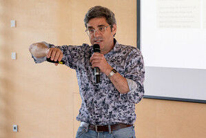 Andreas J�ger begeistert mit spannendem Klimavortrag am Campus Kuchl