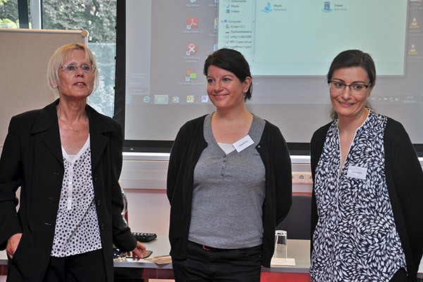 Karin Schmidlechner, Elisabeth Arlt und Verena Lorber initiierten den Workshop z