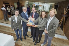 Gregor Pils, Projektmanager Team LISI; BM Alois St�ger, BMVIT; GF Erich Benische