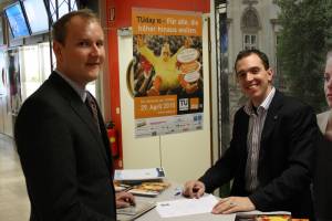 Die Infolounge ist der TUday11 Coach