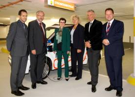 Erste unterirdische E-Tankstelle �sterreichs in WIPARK-Garage er�ffnet