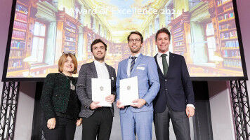 Georg Semmler und Alfredo Cristiano De S� Fernandes erhalten Award of Excellence