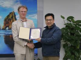 Gro�e Auszeichnung f�r Koen Blanckaert in China