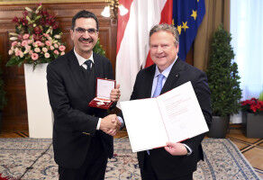 Gro�es Silbernes Ehrenzeichen f�r Martin Gerzabek