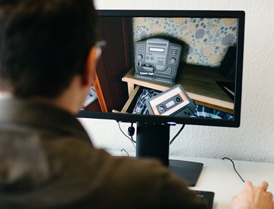 Einige Versuchspersonen spielten das Computerspiel ,,Gone Home