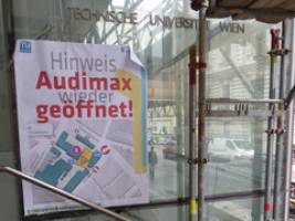 In Betrieb: Generalsaniertes Audimax und neuer 