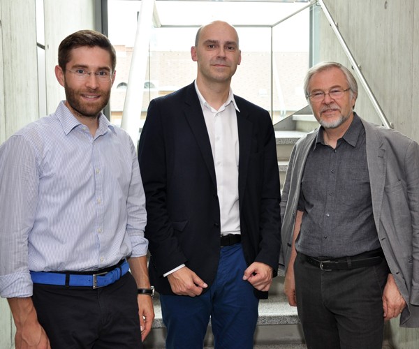 Internetrechtsexperten unter sich: Matthias C. Kettemann, Matthias Traimer und W