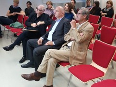 Die Jury (von links nach rechts):   Klaus Jung,   Dipl-Ing. Arch. Dietmar Wiegan