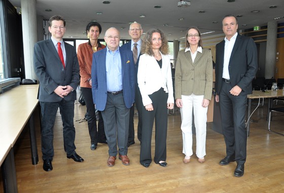 Stefan Storr, Brigitta Lurger, Dekan Joseph Marko, Wolfgang Hoffmann-Riem, Tina 