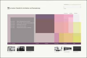 Neue Homepage der Fakult�t f�r Architektur und Raumplanung