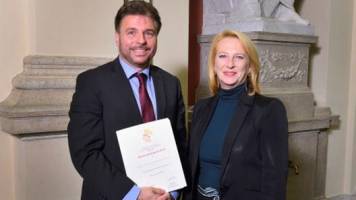 Politikwissenschaftler Reinhard Heinisch wurde f�r sein Lebenswerk ausgezeichnet