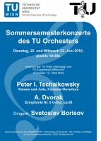 Reminder: Sommersemesterkonzerte des TU-Orchesters