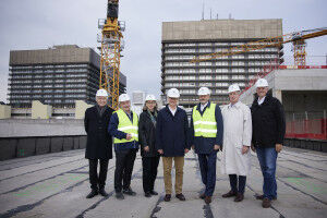 Topping-out ceremony for the new 'Center for Translational Medicine' (CTM) building