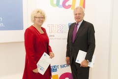 Rektorin Sabine Seidler, Universit�tsratsvorsitzender Veit Sorger