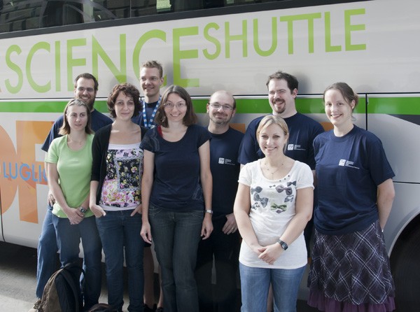 v.l.n.r.: Melanie Todt, Michael Fischer, Mar�a Cecilia Poletti,Georg Steinhauser