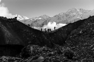 'walking on rolling stones'