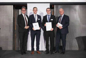 Würdigungspreis für 2 TUW Studierende